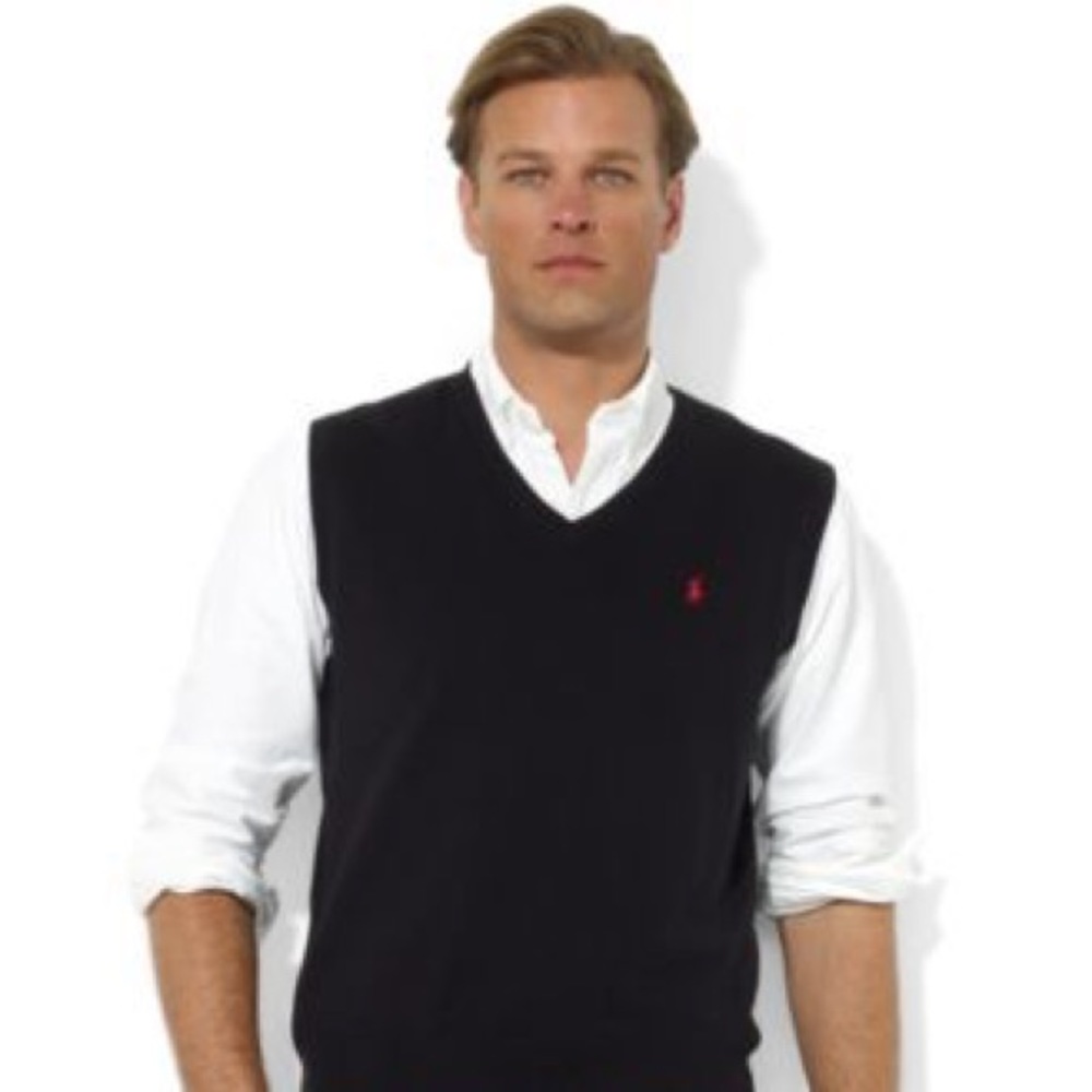 Black Ralph Lauren Sweater Vest